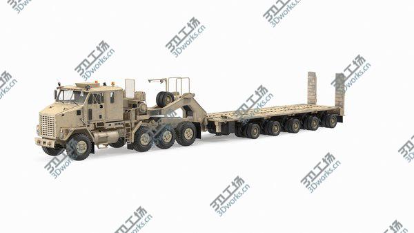images/goods_img/20210312/3D Desert Camouflage Oshkosh M1070 Truck with M1000 Semi-Trailer Dirty/3.jpg